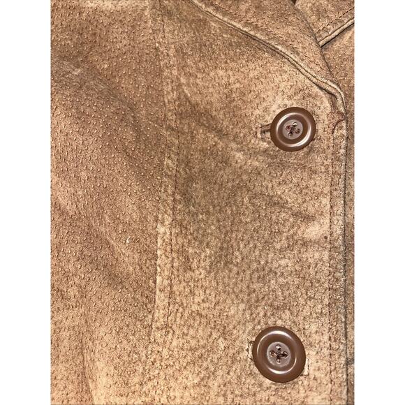 Hypo Active Women's Brown Leather Jacket Size S Needs Cleaning - Picture 3 of 10